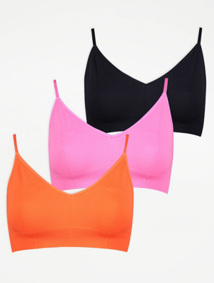 front fastening sports bra asda