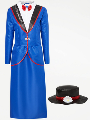 Disney Mary Poppins Fancy Dress Costume Women at ASDA