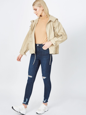 rip and repair skinny jeans