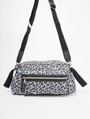 Grey Leopard Print Buggy Bag | Women 