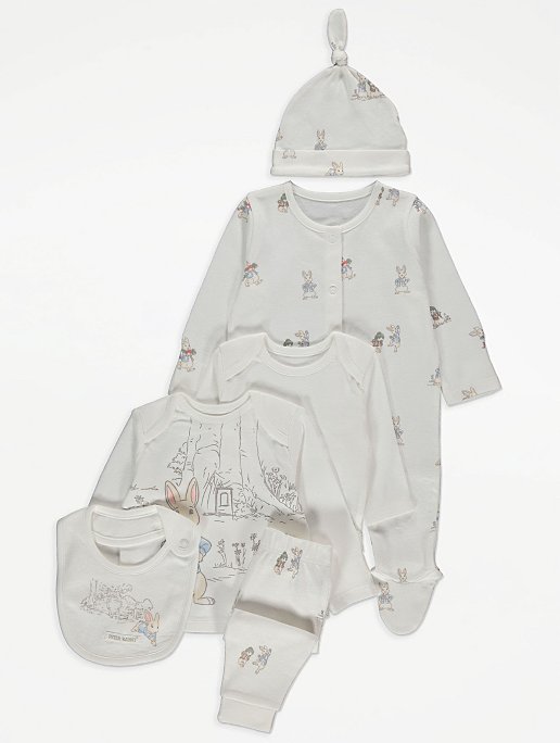 New George Baby Peter Rabbit 3 Piece Gift Set Size 6-9 months 