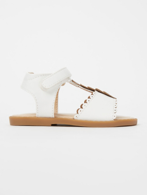 white sandals asda