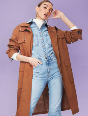 tan parka coat womens