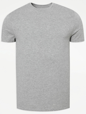 asda plain black t shirt