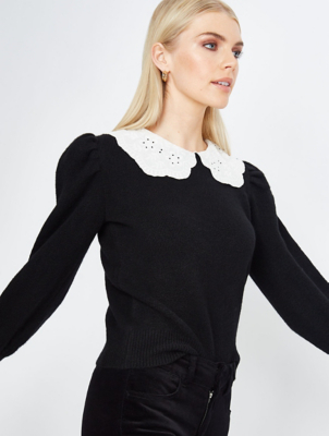 long sleeve jumper with collar