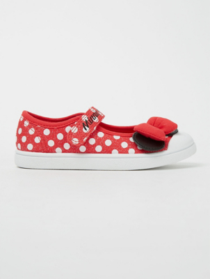 Disney Minnie Mouse Red Canvas Shoes
