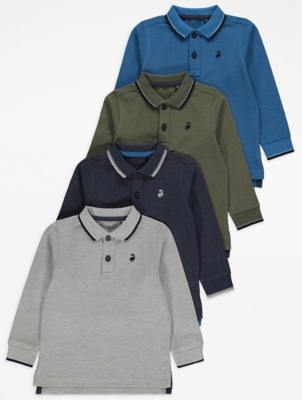 asda boys polo shirts
