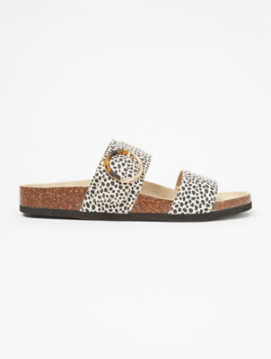 asda leopard print sandals