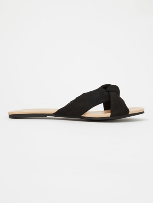 asda george black sandals