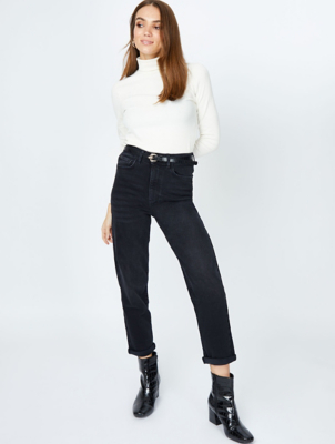 flare pants black and white