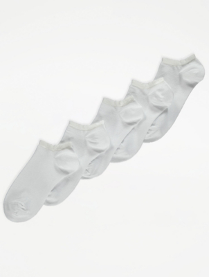 asda white trainer socks