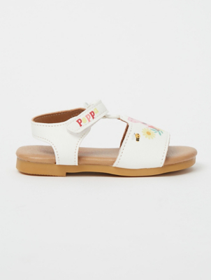 white sandals asda