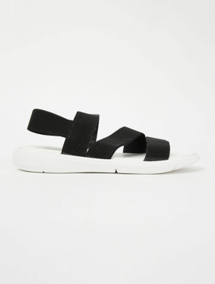 asda george black sandals