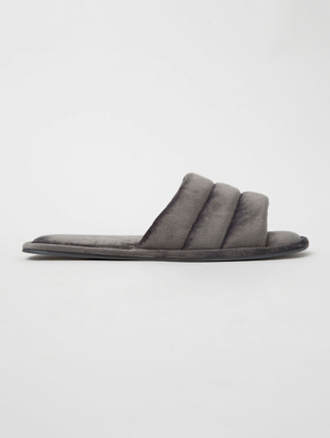 open toe slippers asda