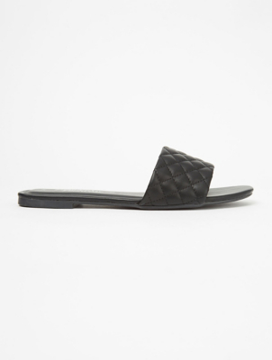 asda black sandals