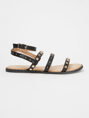 asda george black sandals