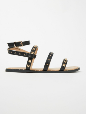 Black Studded Sandals | Women | George 