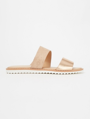 gold sandals asda