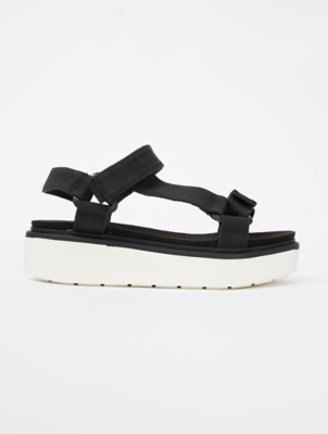 black sandals asda