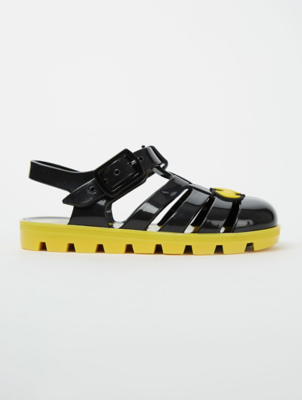 DC Comics Batman Black Jelly Sandals Kids at ASDA