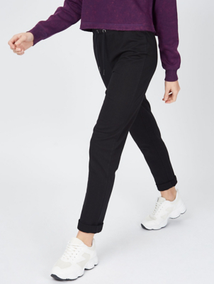 Black Tapered Joggers