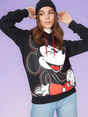 mickey mouse hoodie women's