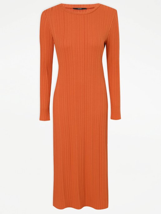 h and m sweater dreen ribbed dress