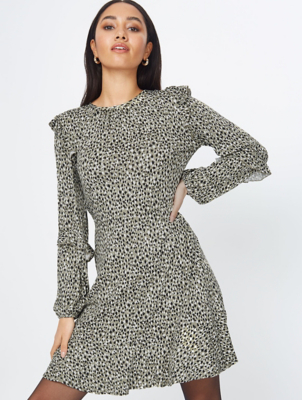 asda leopard print dress