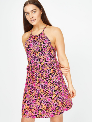 Floral Print Jersey Sun Dress | Women 
