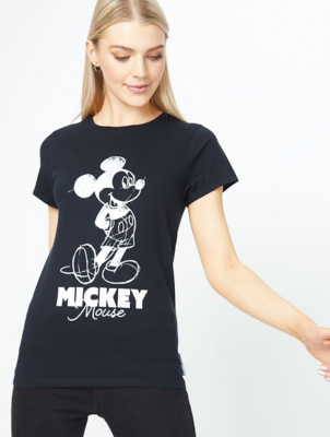 Disney Mickey Mouse Black T-Shirt
