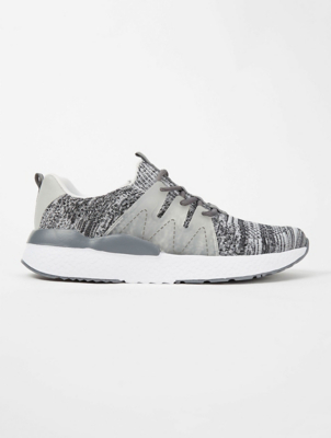 grey marl trainers