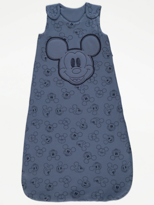 Disney Mickey Mouse Blue 1 Tog Sleep Bag Baby at ASDA