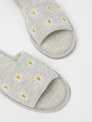 open toe slippers asda