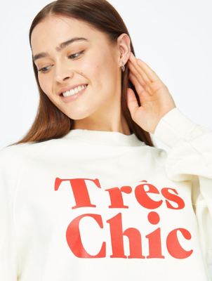 tres chic sweatshirt