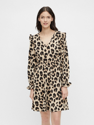 leopard print shirt dress asda