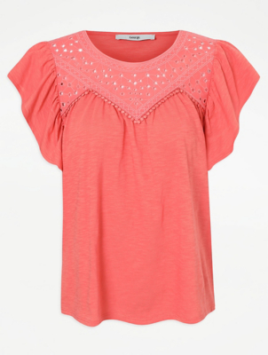 plain red t shirt asda