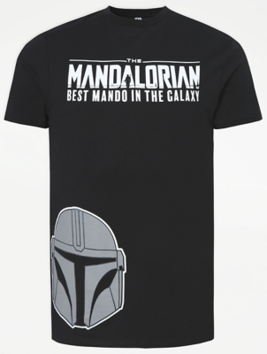 Star Wars The Mandalorian Black T-Shirt 
