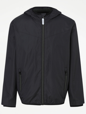 Black Lightweight Jacket Kids at ASDA