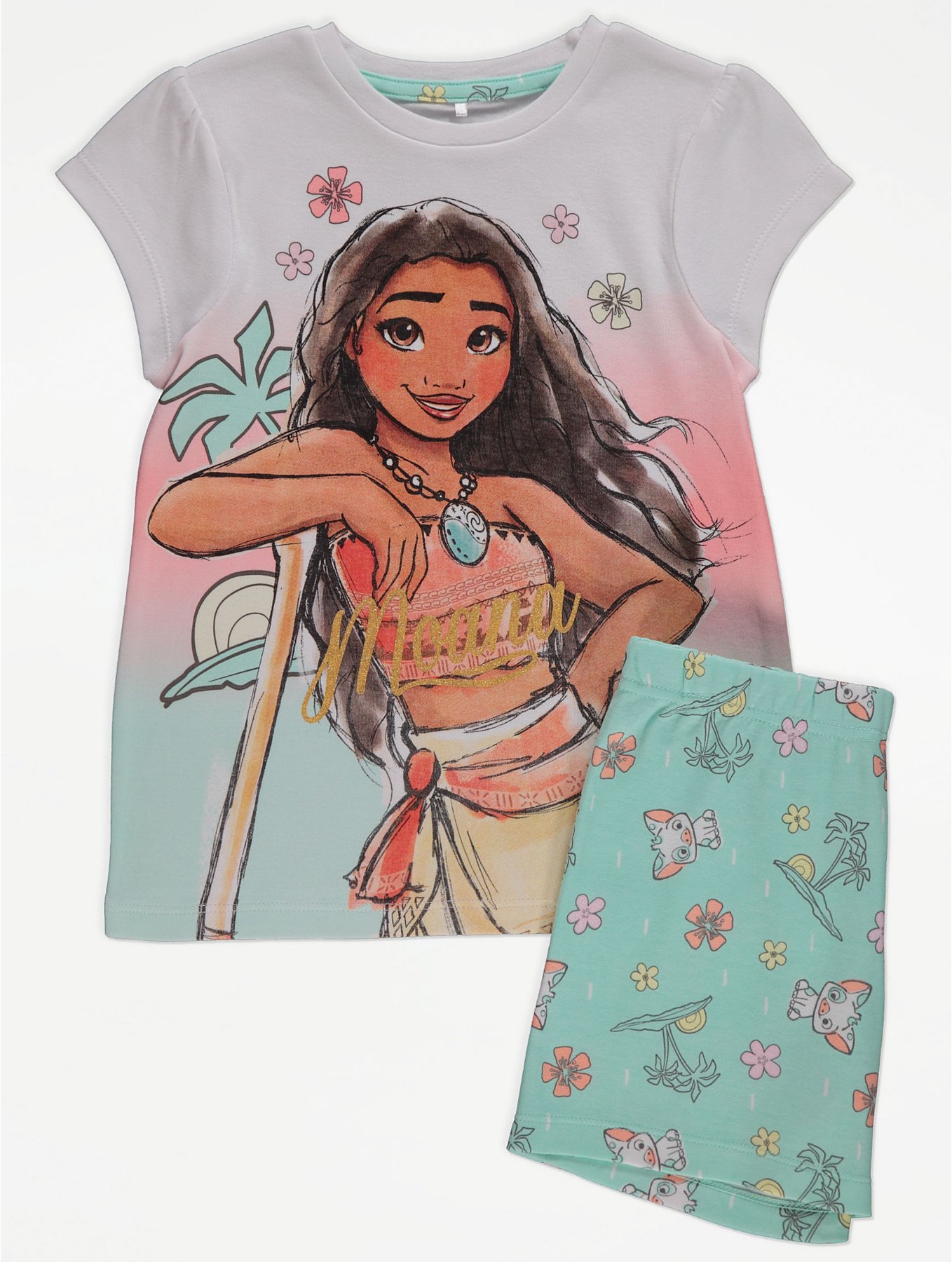 Disney Girls Moana Pyjamas 