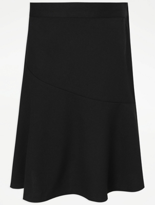 Senior Girls Black School Skater Skirt Sale & Offers at ASDA