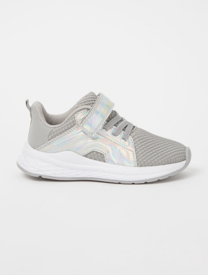 grey knitted trainers