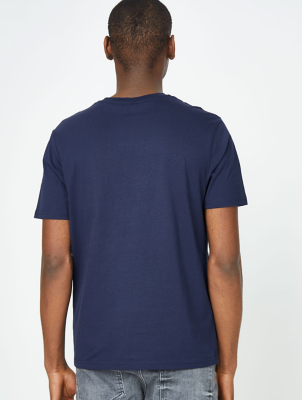 asda plain black t shirt