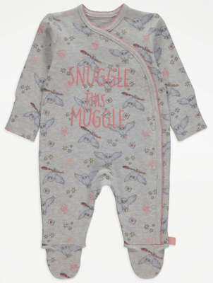 Harry Potter Snuggle Slogan Sleepsuit Baby George At Asda