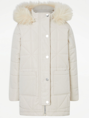 asda george cream coat