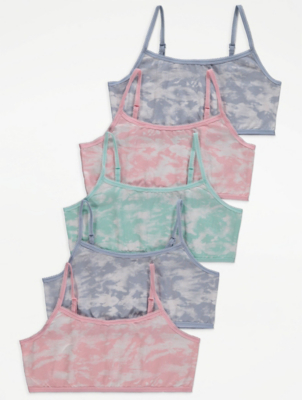 Tie dye crop tops 5 pack