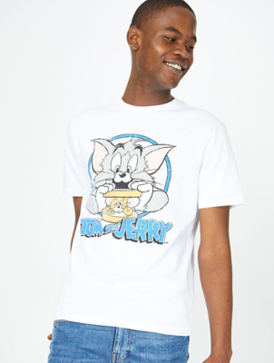 asda plain black t shirt