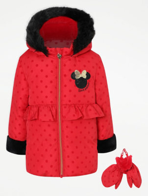 minnie mouse coat asda