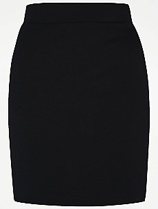 Senior Girls Black Jersey School Tube Skirt | School | George at ASDA