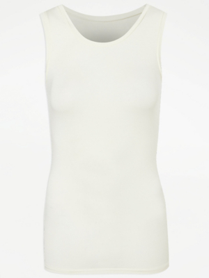 Ivory Heat Retaining Thermal Vest Top Women at ASDA