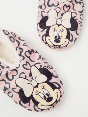 Disney Minnie Mouse Pink Slipper Socks